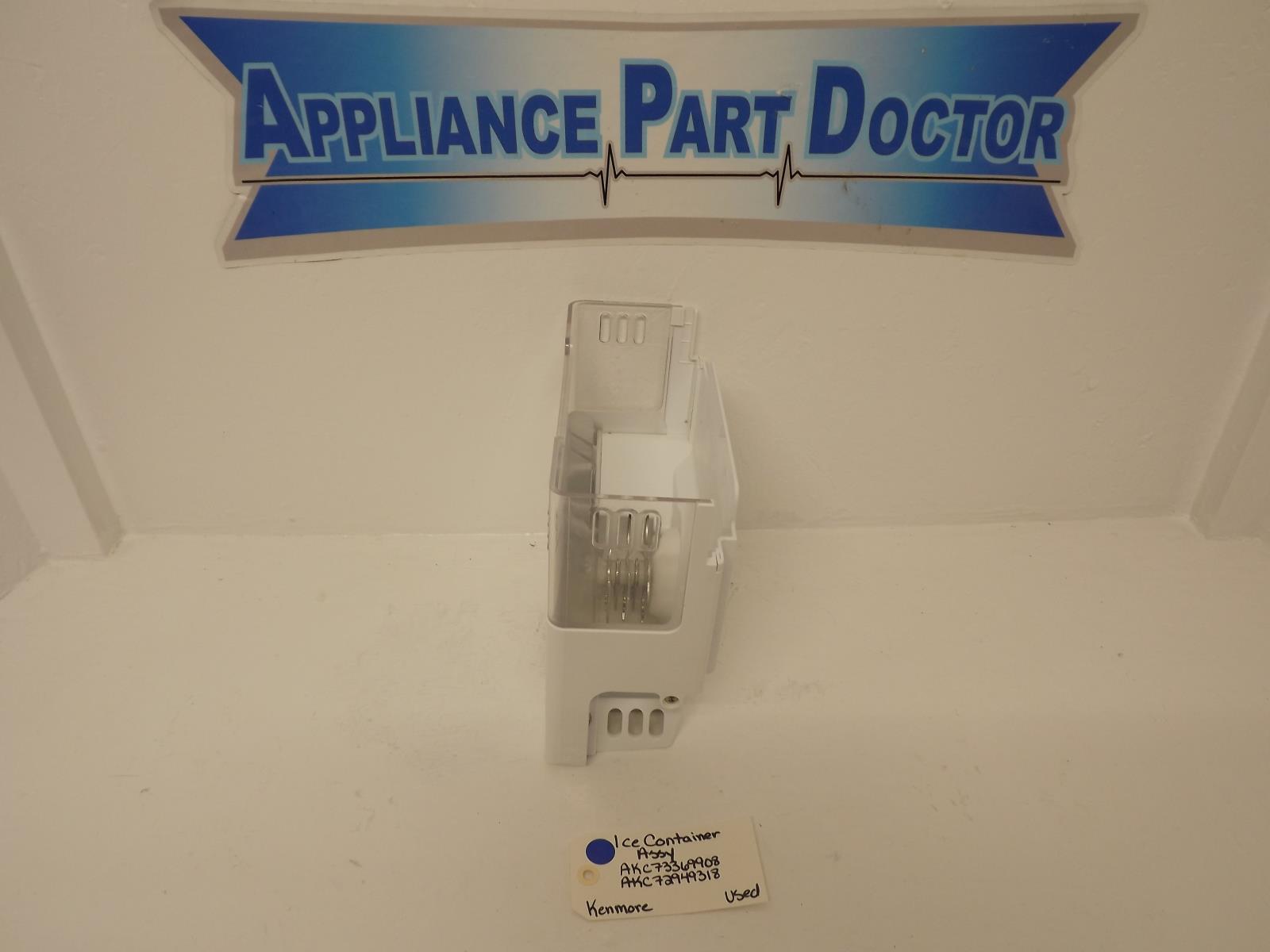 Kenmore Refrigerator AKC73369908 AKC72949318 Ice Container Assy Used Kenmore Refrigerator AKC73369908 AKC72949318 Ice Container Assy Used
